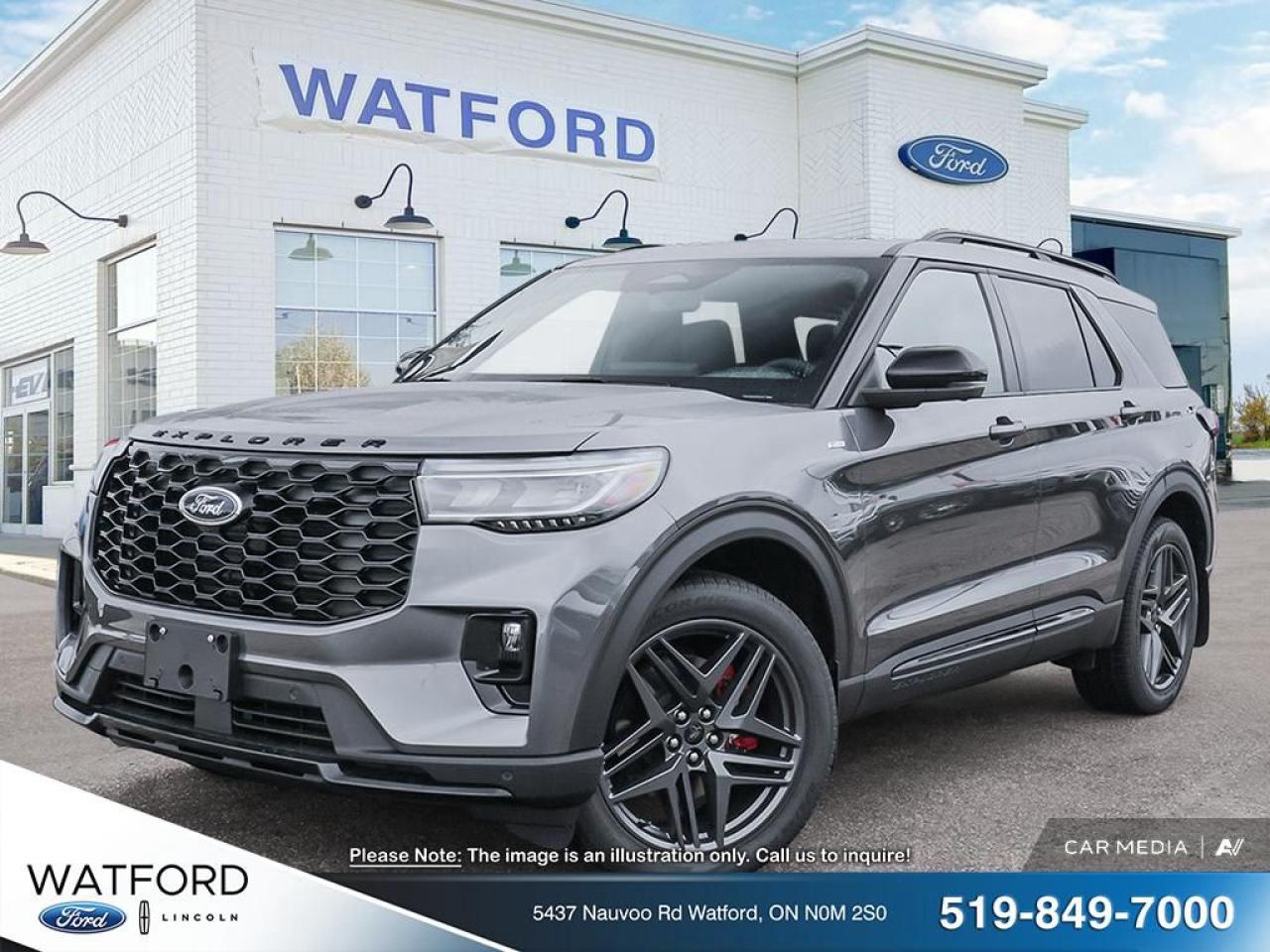 New 2025 Ford Explorer ST-Line for sale in Watford, ON