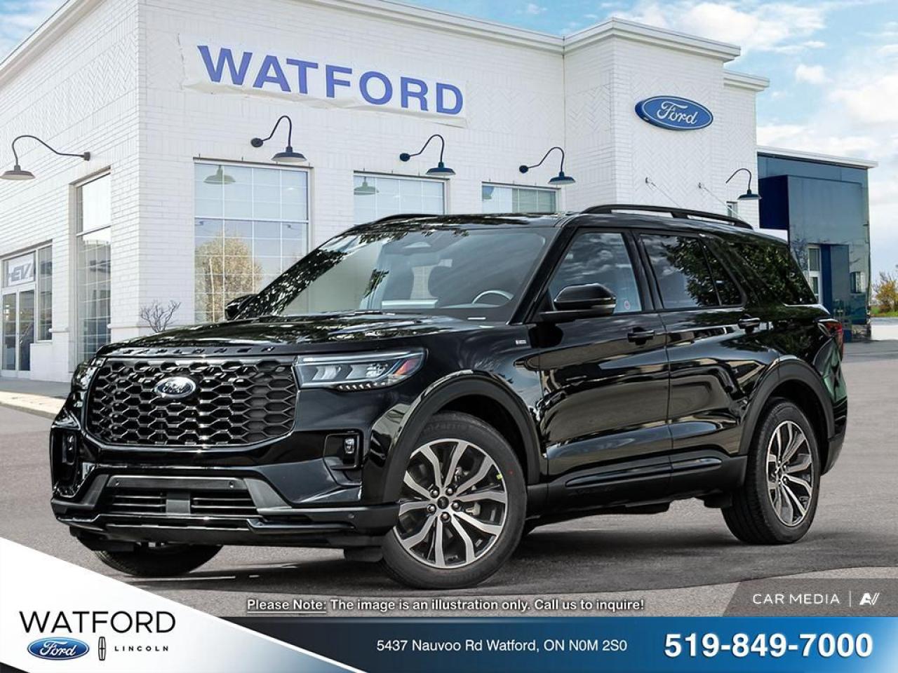 New 2025 Ford Explorer ST-Line for sale in Watford, ON