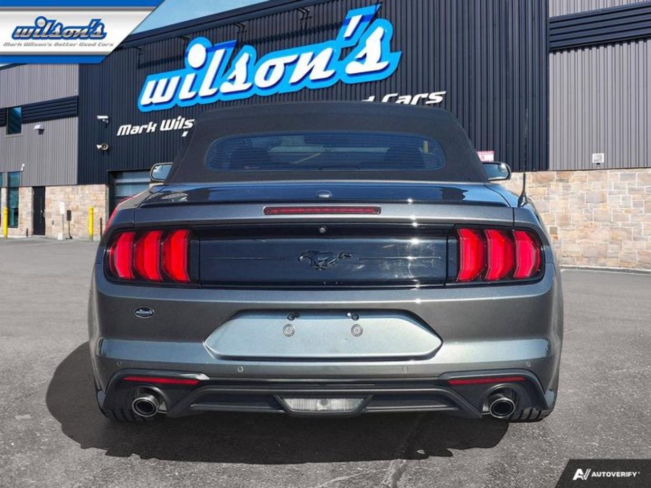 2018 Ford Mustang EcoBoost Premium Convertible | Leather | Cooled + Heated Seats | Nav | New Tires Photo4