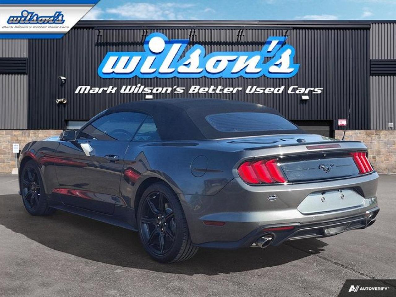 2018 Ford Mustang EcoBoost Premium Convertible | Leather | Cooled + Heated Seats | Nav | New Tires Photo3