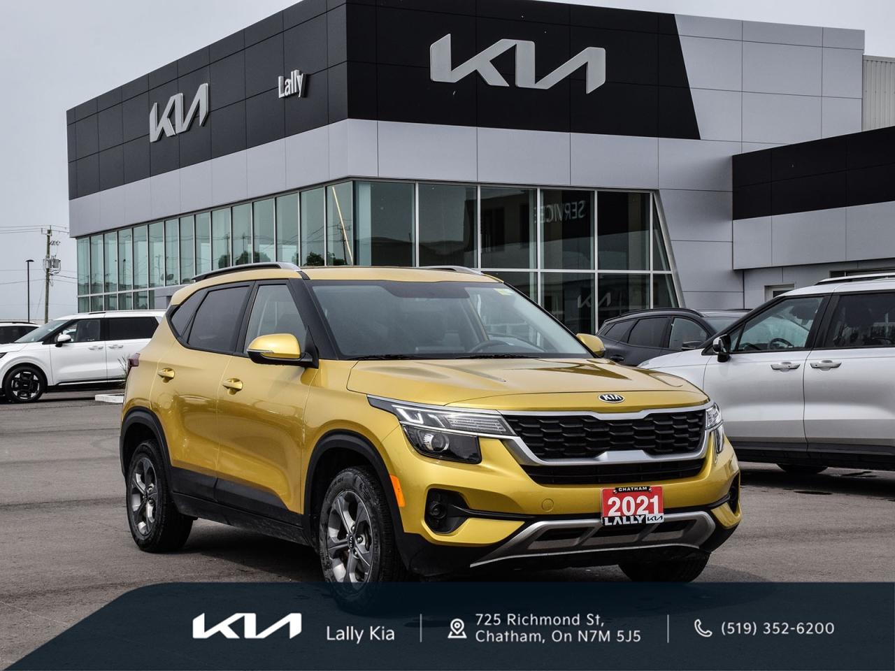 Used 2021 Kia Seltos LX | Clean CarFax | Local Trade | Heated Seats for sale in Chatham, ON