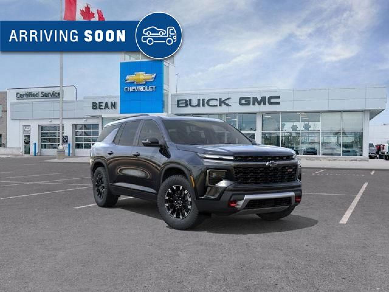 New 2025 Chevrolet Traverse Z71 2.5L 4 CYL WITH REMOTE START/ENTRY, SUNROOF, HEATED SEATS, HEATED STEERING WHEEL, POWER LIFTGATE, HD REAR VISION CAMERA, APPLE CARPLAY AND ANDROID AUTO for sale in Carleton Place, ON