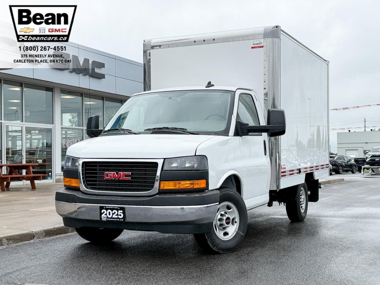 New 2025 GMC Savana Cutaway Work Van 4.3L V8 WITH REMOTE ENTRY, CRUISE CONTROL, A/C, REAR VISION CAMERA, AM/FM STEREO for sale in Carleton Place, ON