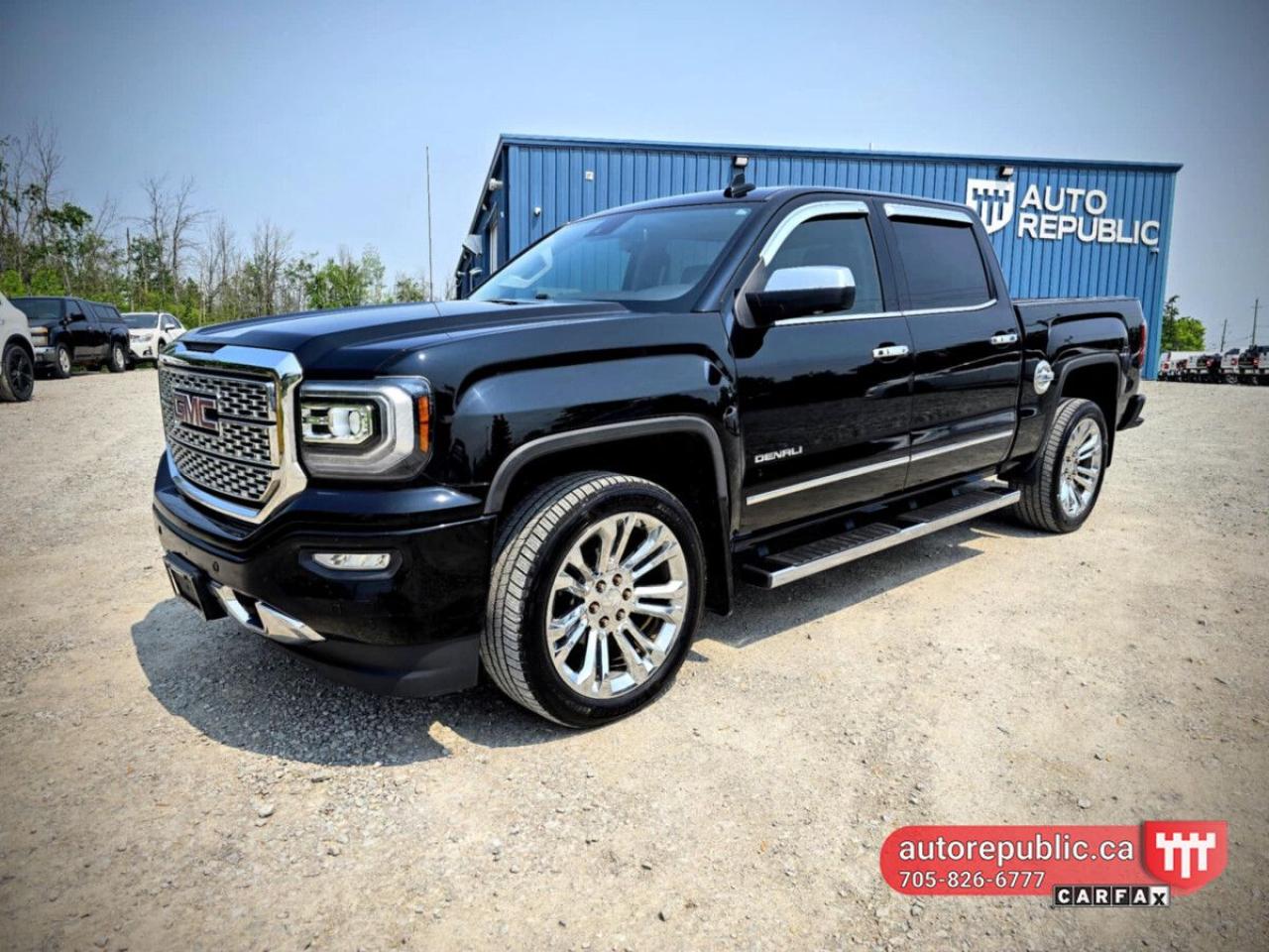 Used 2017 GMC Sierra 1500 Denali 5.3L V8 4x4 Certified Loaded for sale in Orillia, ON