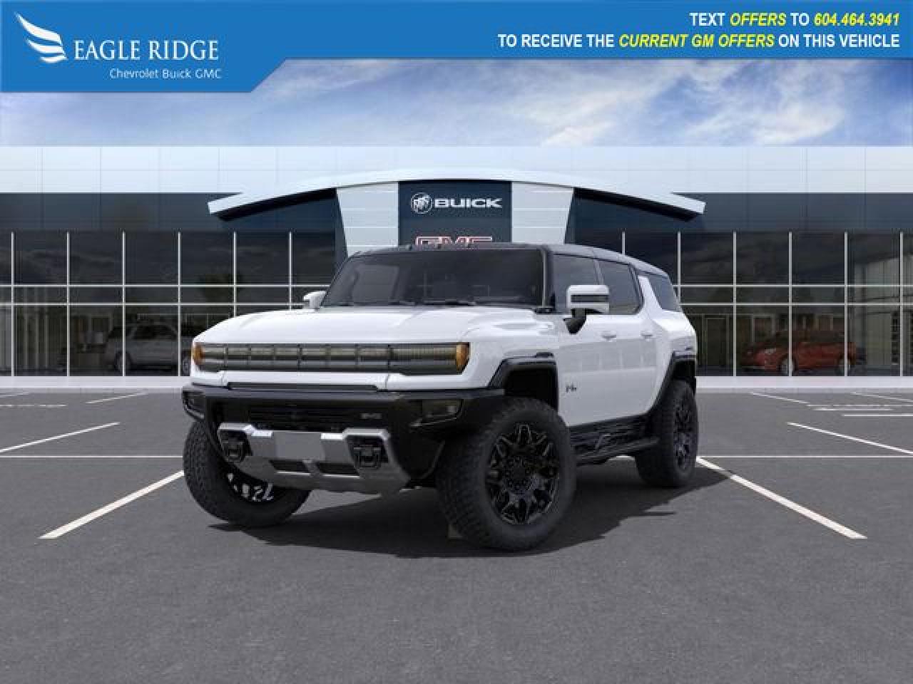 New 2025 GMC HUMMER EV SUV 2X navigation, wireless Apple CarPlay/Android Auto, Google Built-In, wireless charging, WiFi, Bose audio, BluetoothSuper Cruise, automatic parking assist, surround-view system, auto braking, blind-spot m for sale in Coquitlam, BC