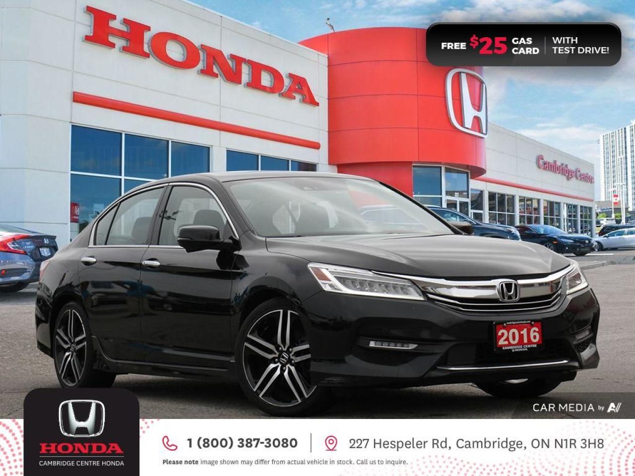 Used 2016 Honda Accord Touring V6 POWER SUNROOF | APPLE CARPLAY™/ANDROID AUTO™ | WIRELESS CHARGING for sale in Cambridge, ON
