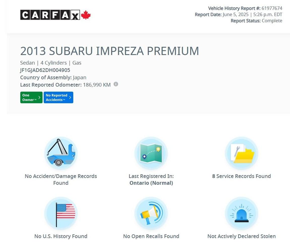 2013 Subaru Impreza 2.0i w/Touring Pkg Photo3