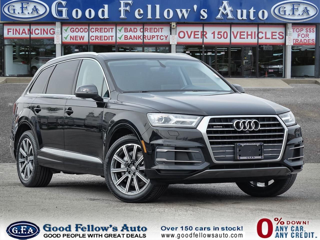 2019 Audi Q7 PROGRESSIV QUATTRO MODEL, 7 PASSENGER, LEATHER SEA