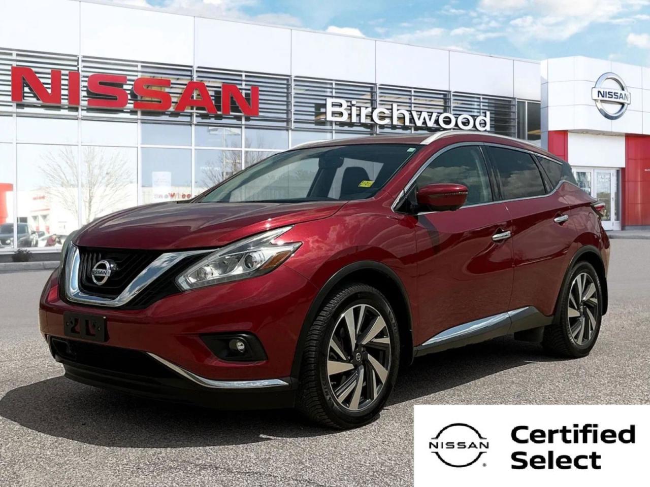 Used 2018 Nissan Murano Platinum Accident Free | One Owner | Low KM's for sale in Winnipeg, MB