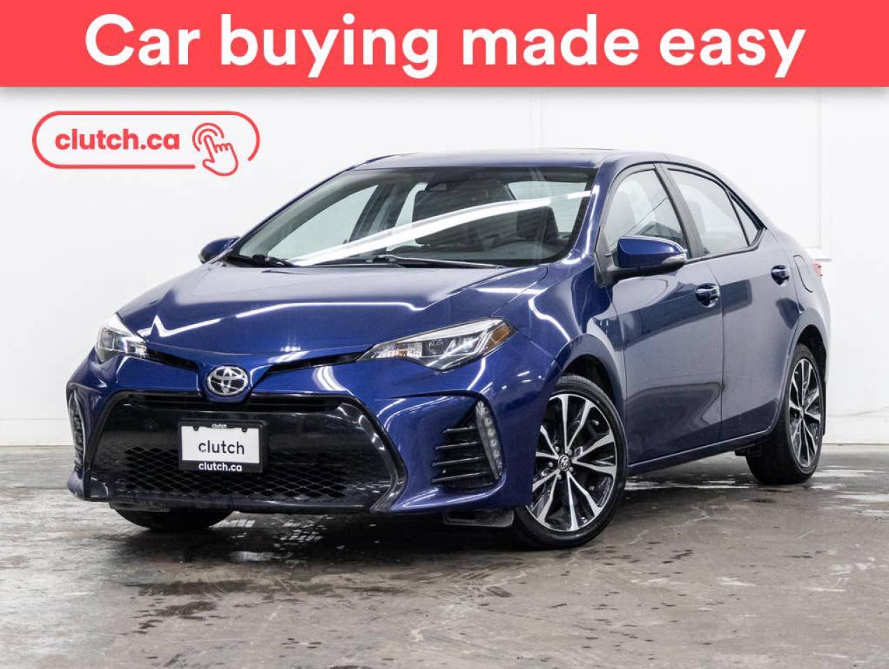 Used 2017 Toyota Corolla SE w/ XSE Upgrade Pkg w/Heated Front Seats, Bluetooth, Backup Cam for sale in Toronto, ON
