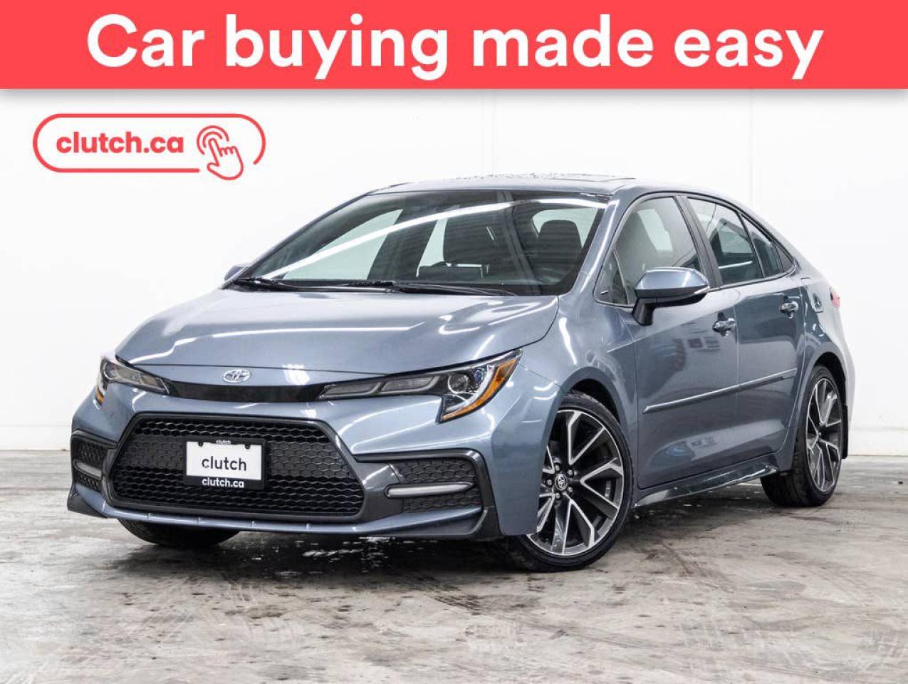 Used 2020 Toyota Corolla SE w/ SE Upgrade Pkg w/Apple CarPlay, Heated Front Seats, Rearview Cam for sale in Toronto, ON
