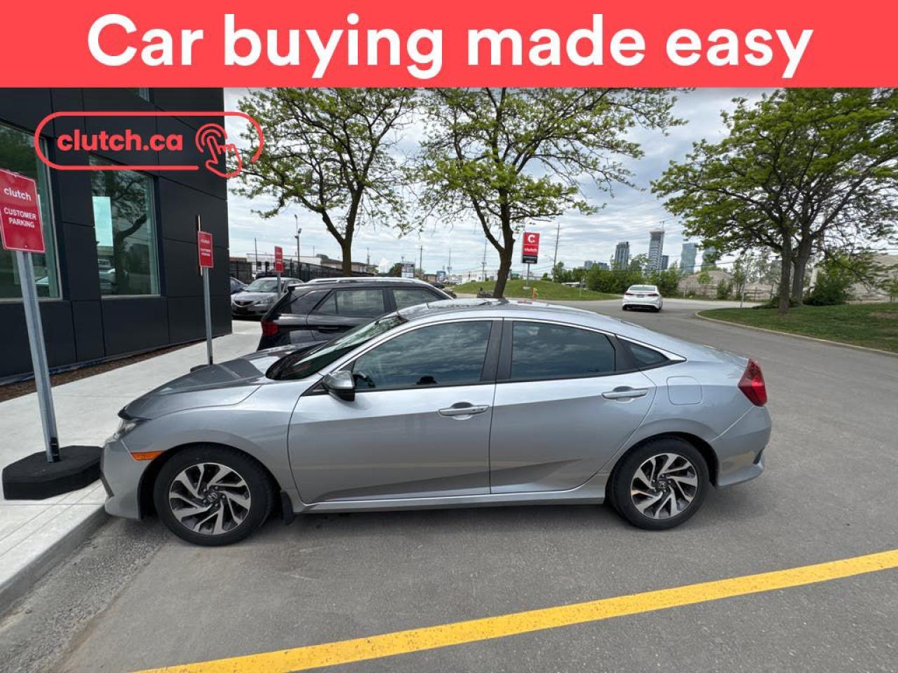 Used 2016 Honda Civic EX w/ Apple CarPlay, Heated Front Seats, Rearview Cam for sale in Toronto, ON