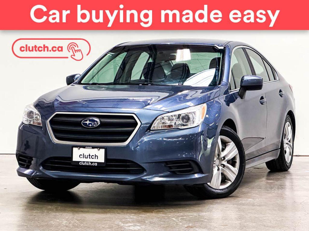 Used 2017 Subaru Legacy 2.5i AWD w/ Heated Front Seats, Rearview Camera, Cruise Control for sale in Toronto, ON