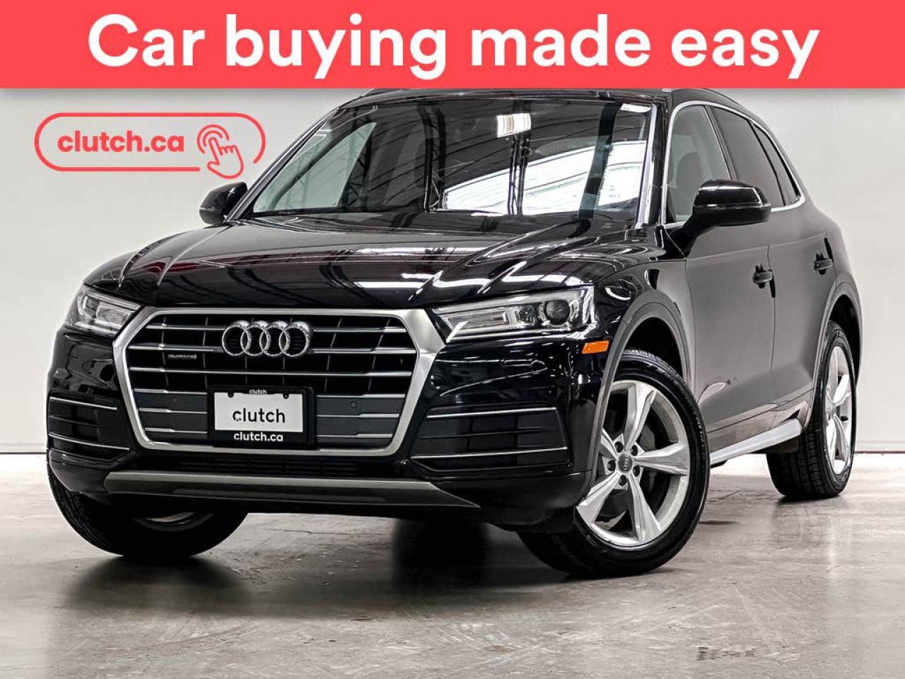 Used 2018 Audi Q5 2.0T Progressiv AWD w/ Apple CarPlay, Heated Front Seats, Rearview Cam for sale in Toronto, ON