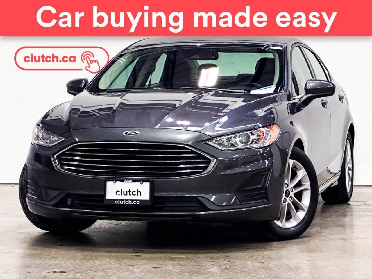 Used 2020 Ford Fusion SE w/ Apple CarPlay, Heated Front Seats, Rearview Cam for sale in Toronto, ON