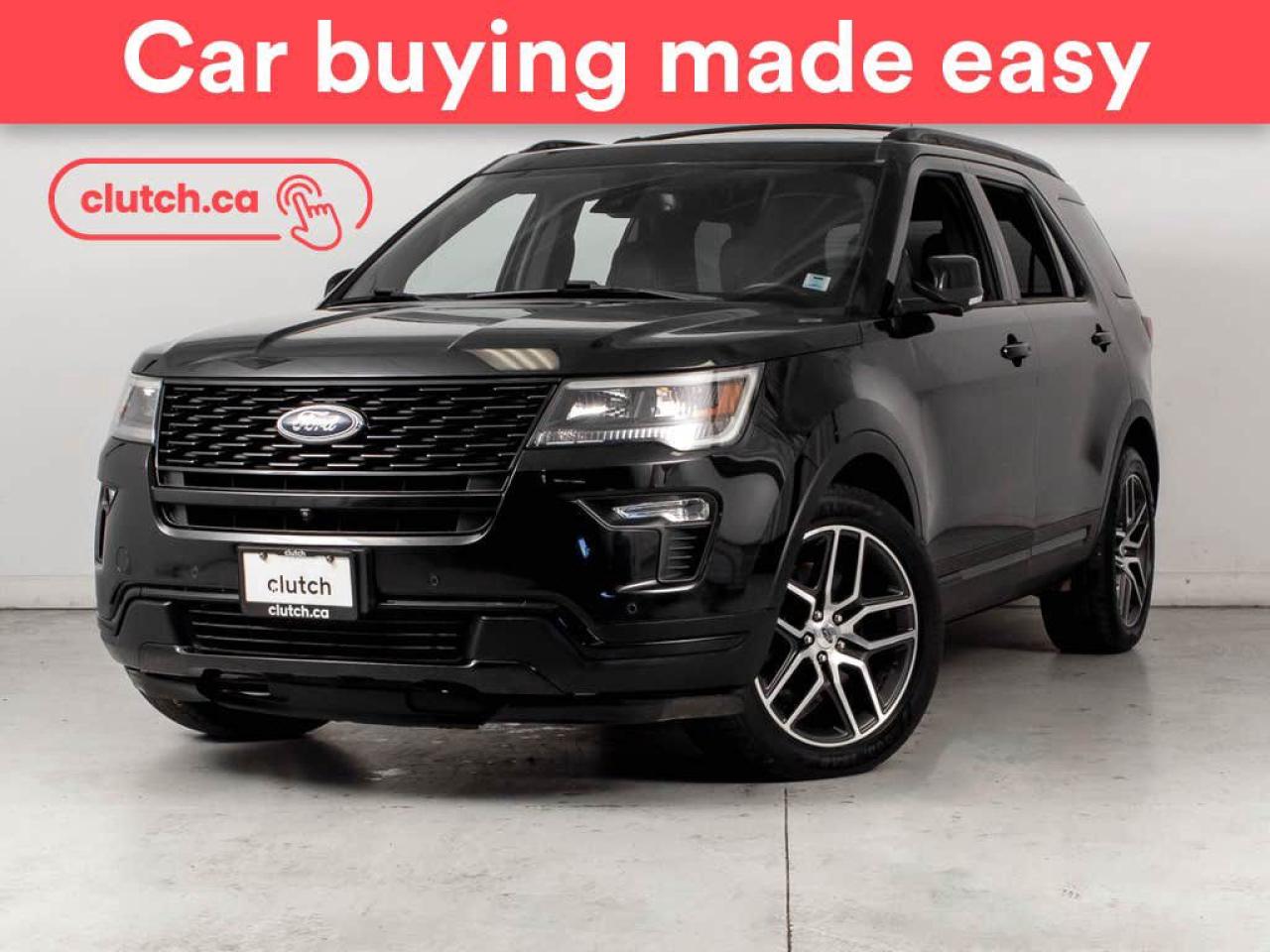 Used 2019 Ford Explorer Sport 4WD w/ SYNC 3, Heated Steering Wheel, Heated/ Ventilated Front Seats for sale in Bedford, NS