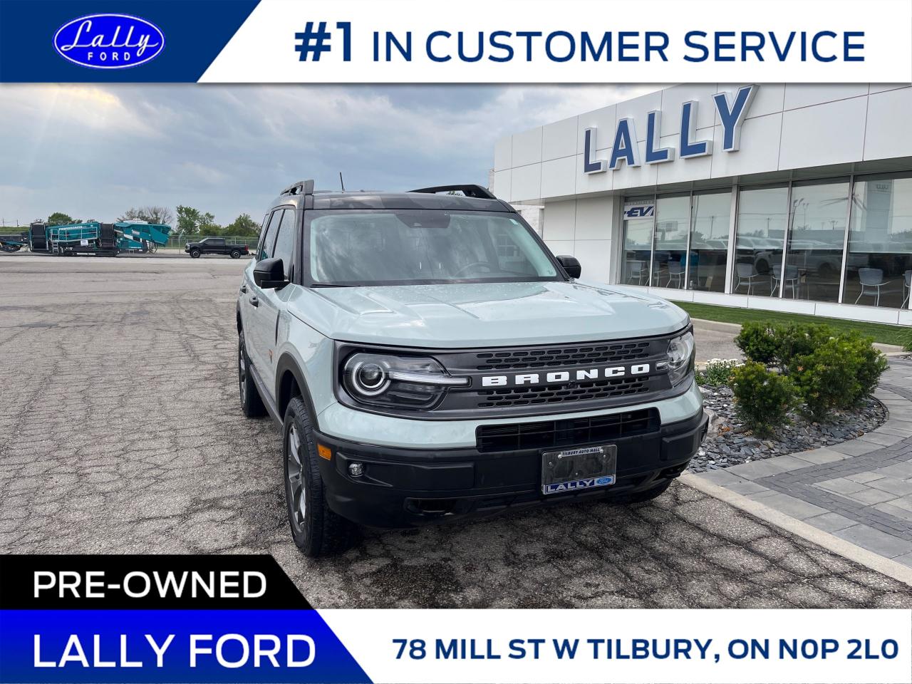 Used 2023 Ford Bronco Sport Badlands 2.0, Painted Roof, One Owner! for sale in Tilbury, ON