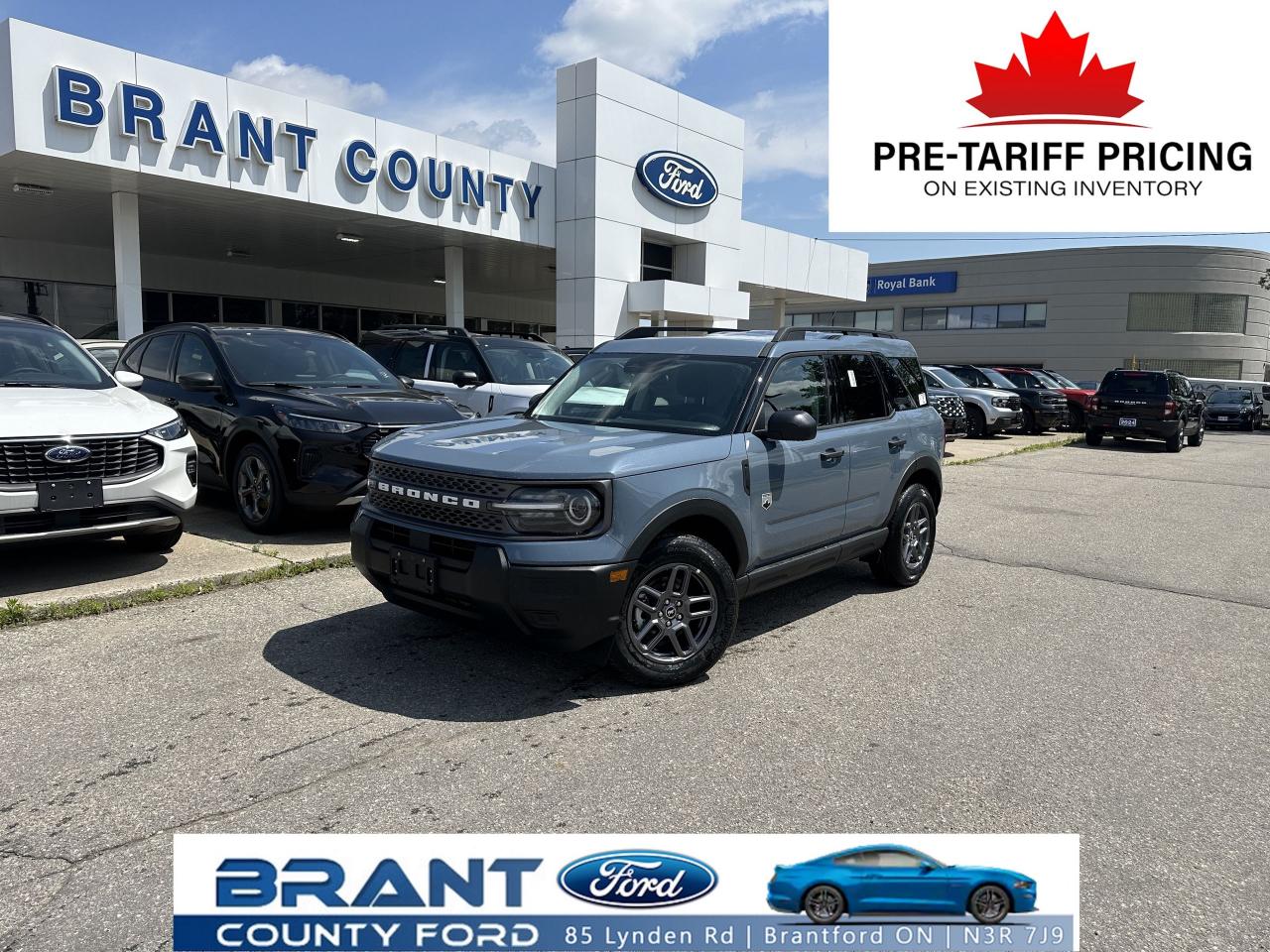 New 2025 Ford Bronco Sport BIG BEND for sale in Brantford, ON