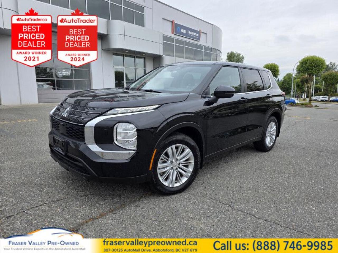 Used 2023 Mitsubishi Outlander ES S-AWC  - Heated Seats - $138.44 /Wk for sale in Abbotsford, BC
