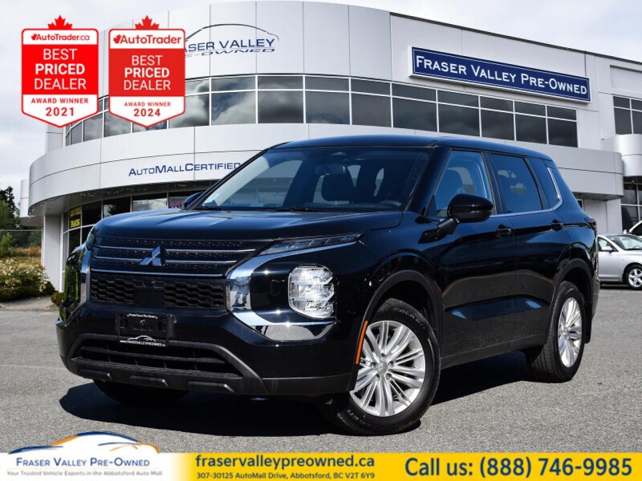 Used 2023 Mitsubishi Outlander ES S-AWC  - Heated Seats - $138.44 /Wk for sale in Abbotsford, BC