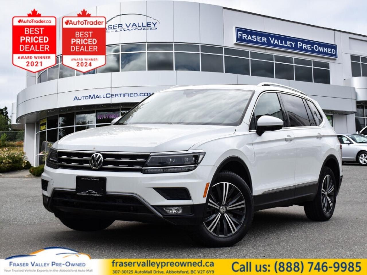 Used 2019 Volkswagen Tiguan Highline 4MOTION  - $116.49 /Wk for sale in Abbotsford, BC