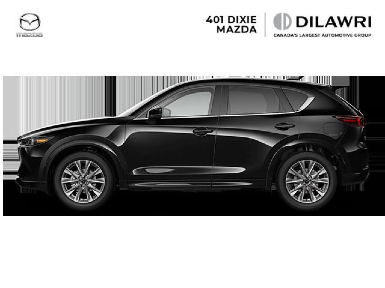 Experience refined performance and upscale comfort in this 2024 Mazda CX-5 GT – a premium SUV that seamlessly blends dynamic driving with sophisticated design. Powered by a 2.5L SKYACTIV-G engine with i-ACTIV all-wheel drive, the CX-5 GT delivers smooth, responsive handling and enhanced traction in all weather conditions. The GT trim elevates every journey with luxurious features including leather-trimmed seats, a 10.25-inch full-colour display with Mazda Connect, Apple CarPlay and Android Auto, a 10-speaker Bose premium sound system, heated and ventilated front seats, heated rear seats, a heated steering wheel, and dual-zone automatic climate control. On the outside, youll find elegant styling with 19-inch alloy wheels, signature LED lighting, a power rear liftgate, and a power moonroof. Equipped with Mazdas i-ACTIVSENSE safety suite, including adaptive cruise control, lane-keep assist, blind-spot monitoring, and smart brake support, the 2024 CX-5 GT offers a perfect combination of performance, technology, and peace of mind.



___________________________________________________________________________________________________________

Experience worry-free car ownership when you purchase a Dilawri Certified Pre-Owned Vehicle from 401 Dixie Mazda, you will be entitled to exclusive benefits such as...

105 point safety and quality inspection.

Inspected and serviced by factory-trained technicians.

3 days or 300km exchange policy **

Powertrain Warranty 90 days or 3000km**

Complimentary roadside assistance for 1 year up to 50kms 

___________________________________________________________________________________________________________

401 Dixie Mazda has been proudly serving in Mississauga, Brampton, Oakville, Milton, Burlington, Hamilton, Guelph, Kitchener, Waterloo, Newmarket, Aurora, Barrie, Scarborough, Markham, Richmond hill, Toronto, Ajax, Pickering, Oshawa and Windsor through the Dilawri Group. No hidden costs or fees.

___________________________________________________________________________________________________________

Privately owned and operated by the Dilawri family since 1985, Dilawri continues to build on a history of excellence as Canadas largest automotive group. The companys network represents 37 of the worlds most beloved automotive brands at 80 franchised dealerships in Canada and the US. Dilawri is a 2023 winner of the Canadas Best Managed Companies program, which recognizes excellence in private Canadian-owned companies.


Dilawri is proud to offer exceptional products and services, delivered by our more than 3,500 employees. We are committed to leadership in business as well as in the communities we serve. Since 2002, the Dilawri Foundation has contributed millions of dollars to a wide range of charitable causes.


While we make every effort to provide you with two keys for all our pre-owned vehicles. However, unless otherwise specified in your purchase agreement.


Price online reflects a $1000 Finance Credit applied. Cash Price will differ.