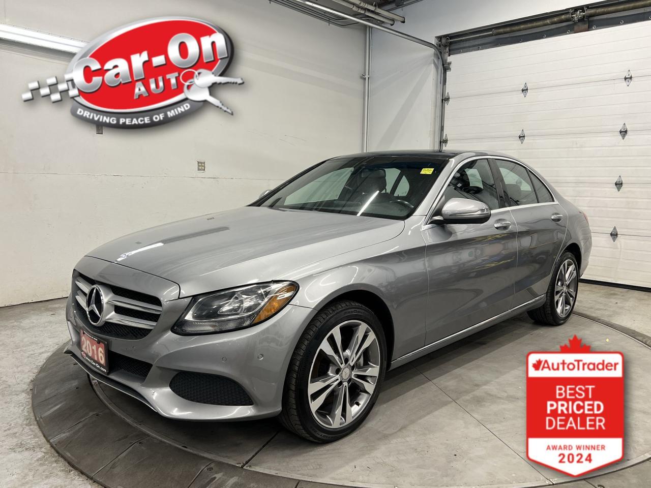 2016 Mercedes-Benz C-Class PREMIUM AWD | PANO ROOF| LOW KMS!! | HTD LEATHER Photo0