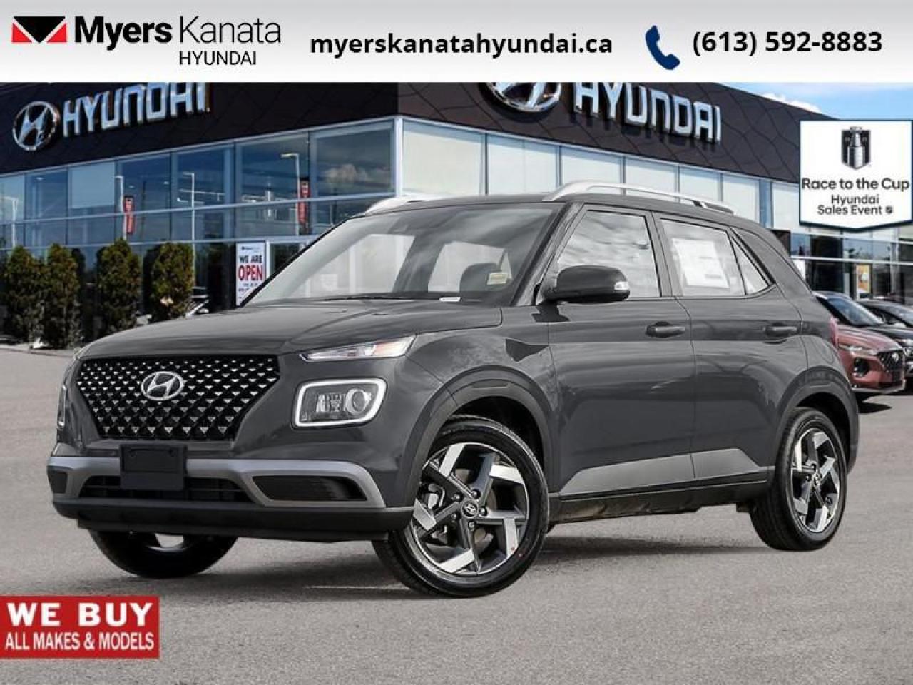 New 2025 Hyundai Venue Ultimate  - $102.68 /Wk for sale in Kanata, ON