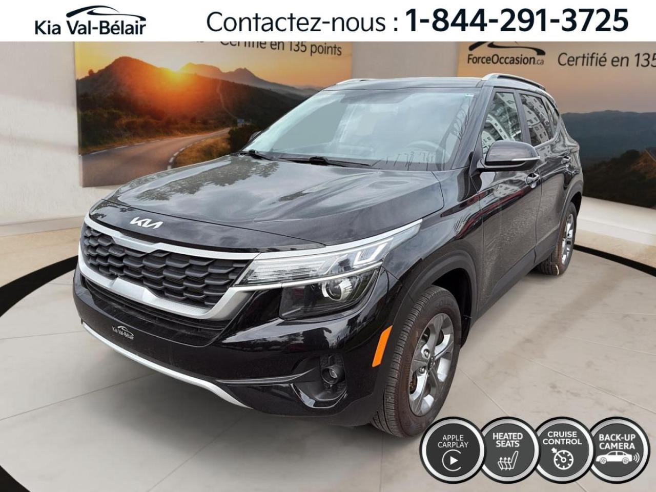 Used 2022 Kia Seltos LX * CARPLAY * CAMÉRA * CRUISE * BLUETOOTH * A/C for sale in Québec, QC