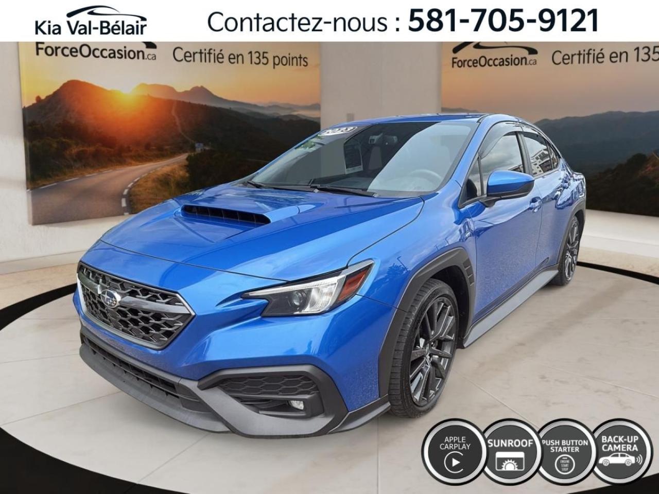 Used 2023 Subaru WRX SPORT *AWD *TURBO *271HP *TOIT *CARPLAY *BI-ZONE * for sale in Québec, QC