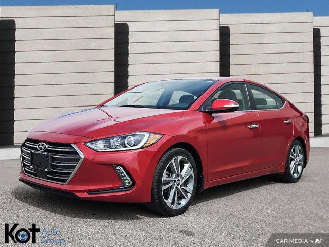 Used 2017 Hyundai Elantra Limited Ultimate ! Sunroof, Navigation, Heated Leather, Fully Inspected and No Accidents ! for sale in Kelowna, BC
