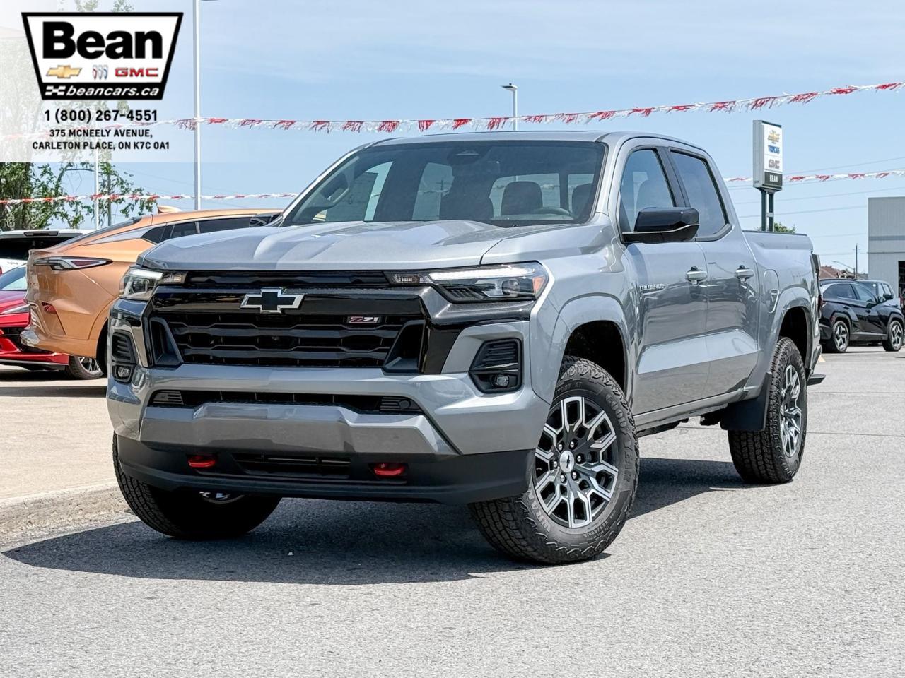 New 2025 Chevrolet Colorado Z71 2.7L 4 CYL WITH REMOTE START/ENTRY, SUNROOF, HEATED STEERING WHEEL, HEATED SEATS, VENTILATED SEATS, HD SURROUND VISION, BOSE SPEAKERS for sale in Carleton Place, ON