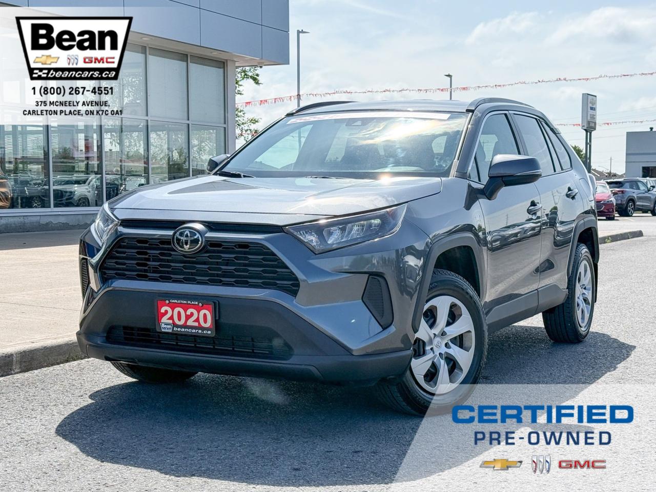 Used 2020 Toyota RAV4 2.5L 4 CYL WITH REMOTE ENTRY, FABRIC SEATS, BACKUP CAMERA, MULTI-TERRAIN SELECT, APPLE CARPLAY AND ANDROID AUTO for sale in Carleton Place, ON