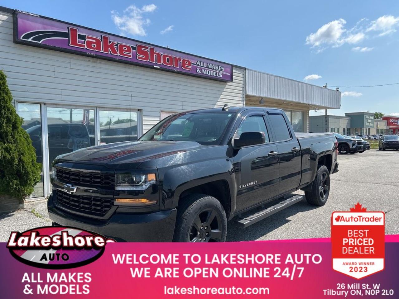 Used 2018 Chevrolet Silverado 1500 Silverado Custom Custom for sale in Tilbury, ON