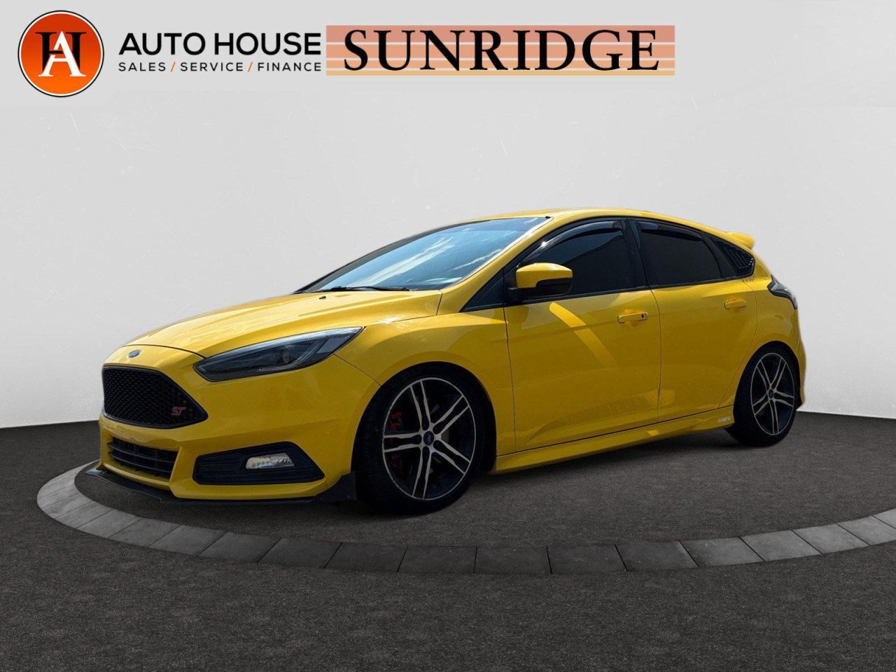 Used 2017 Ford Focus ST NAVIGATION SUNROOF PADDLE SHIFTER HEATED LEATHER SEATS PUSH BUTTON START for sale in Calgary, AB