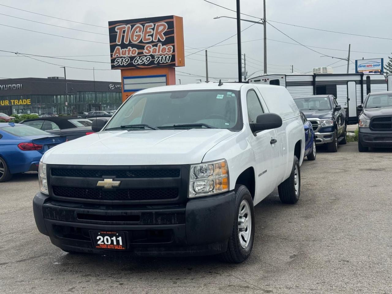 2011 Chevrolet Silverado 1500 WT, REGULAR CAB, NO ACCIDENTS, TOPPER, CERTIFIED - Photo #1