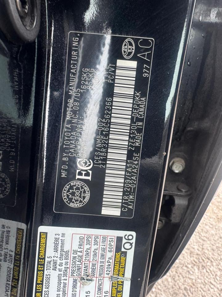 2006 Toyota Corolla CE, AUTO, 4CYL, VERY LOW KMS, ONLY 35,000KMS, CERT - Photo #16