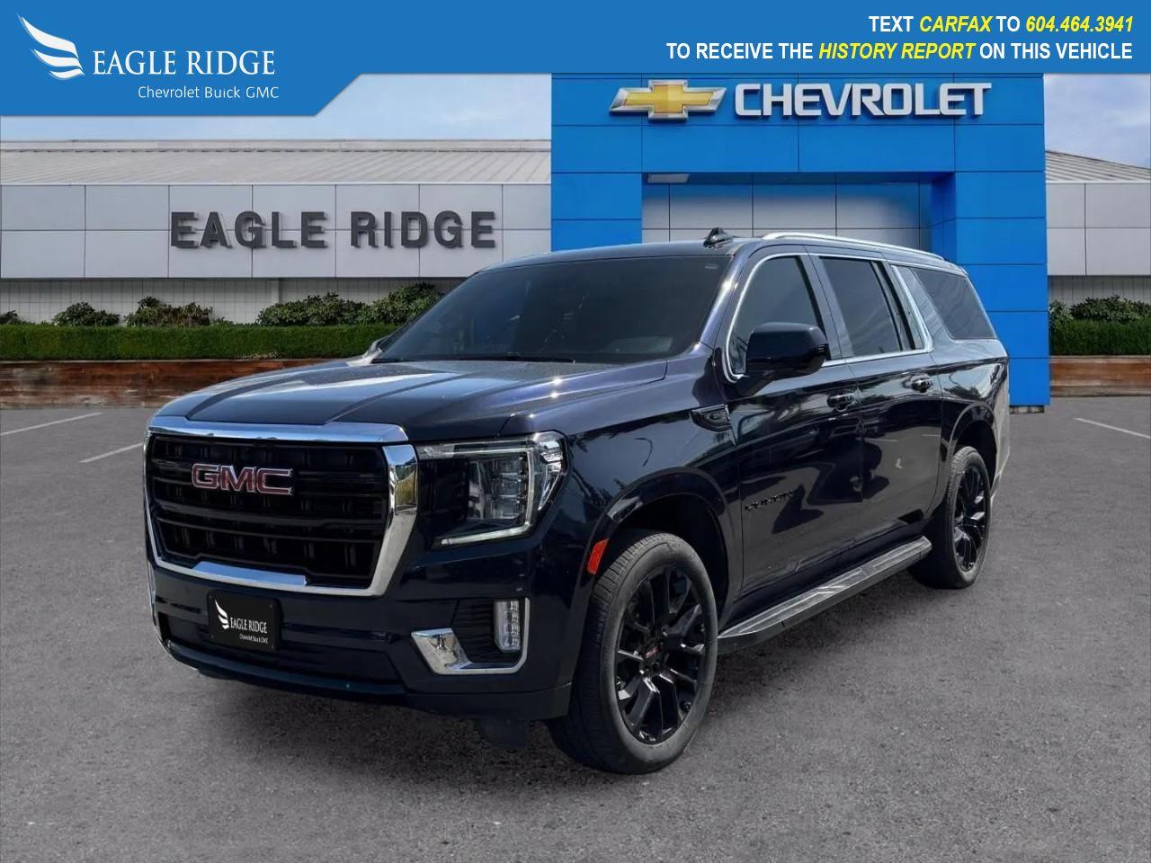Used 2023 GMC Yukon XL SLE Passenger door bin, Power driver seat, Power passenger seat, Power steering, Power windows, Remote keyless entry, Security system, Speed control, Steering wheel mounted audio controls, Tachometer, Tel for sale in Coquitlam, BC