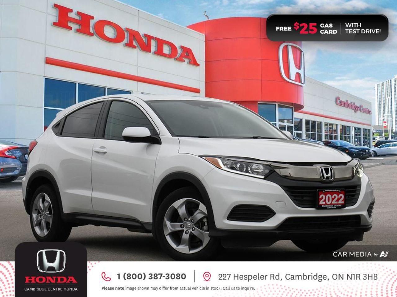 Used 2022 Honda HR-V LX HONDA SENSING TECHNOLOGIES | REARVIEW CAMERA | APPLE CARPLAY™/ANDROID AUTO™ for sale in Cambridge, ON