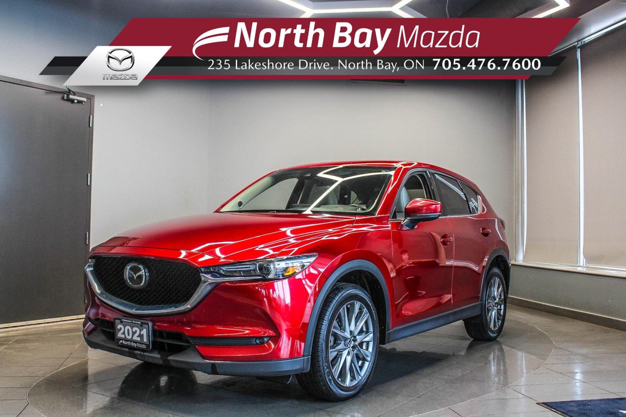 Used 2021 Mazda CX-5 GT HEATED/VENTILATED SEATS - NAVIGATION - BOSE AUDIO for sale in North Bay, ON