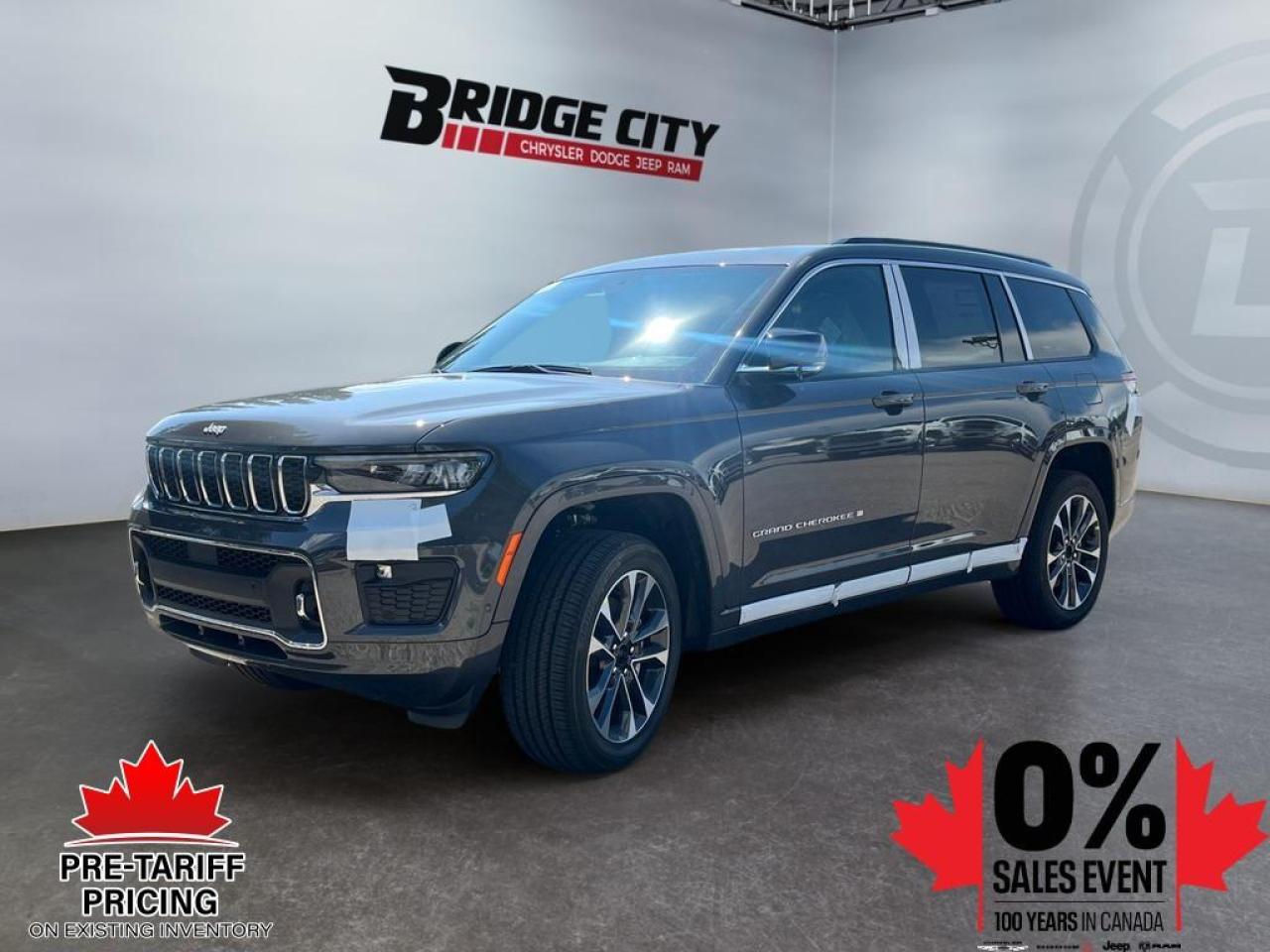 New 2025 Jeep Grand Cherokee L Overland - Sunroof for sale in Lethbridge, AB