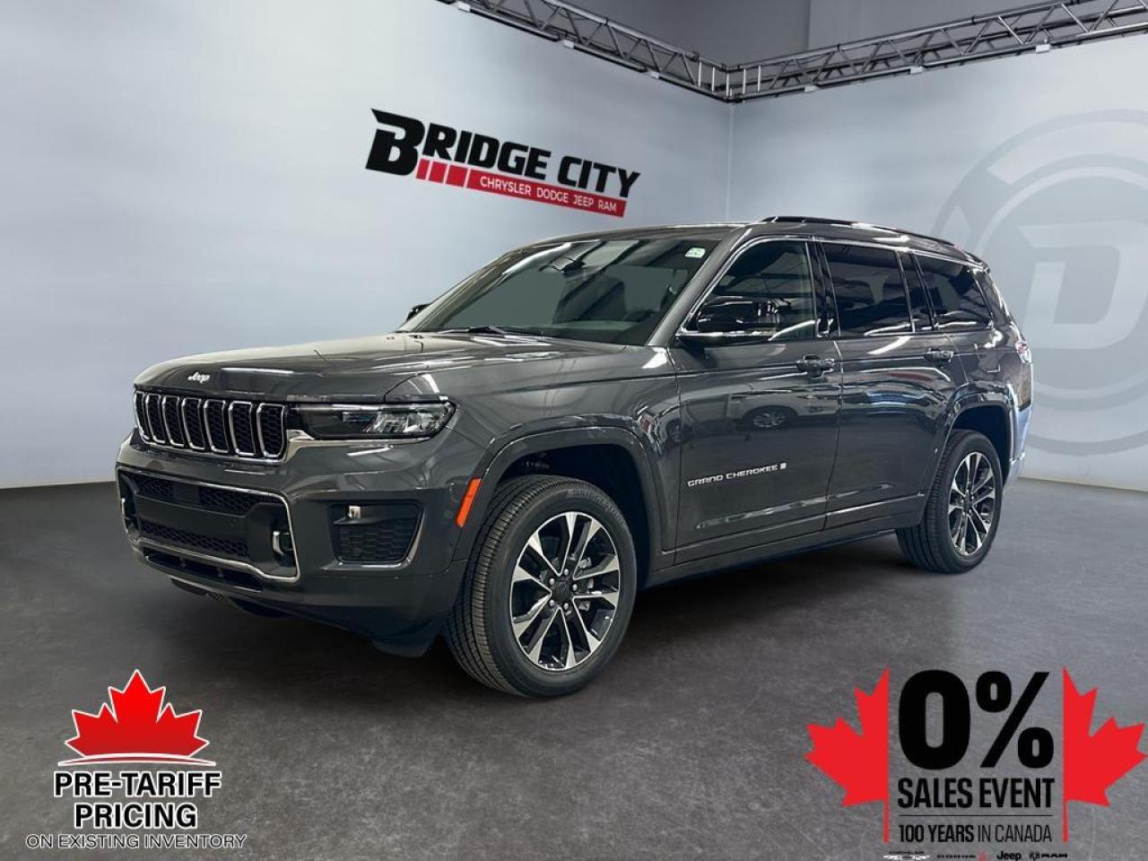 New 2025 Jeep Grand Cherokee L Overland - Sunroof for sale in Lethbridge, AB