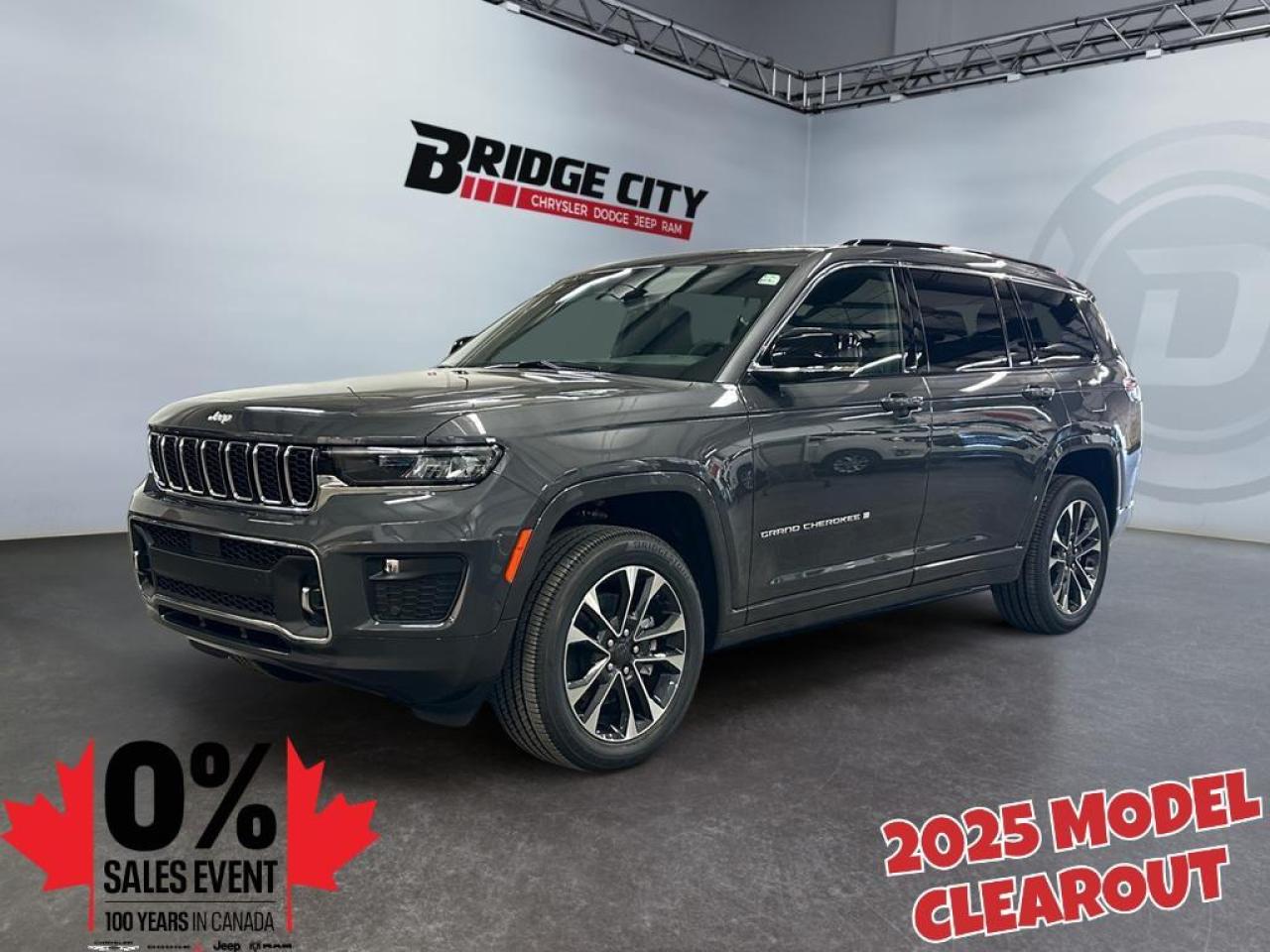 New 2025 Jeep Grand Cherokee L Overland - Sunroof for sale in Lethbridge, AB