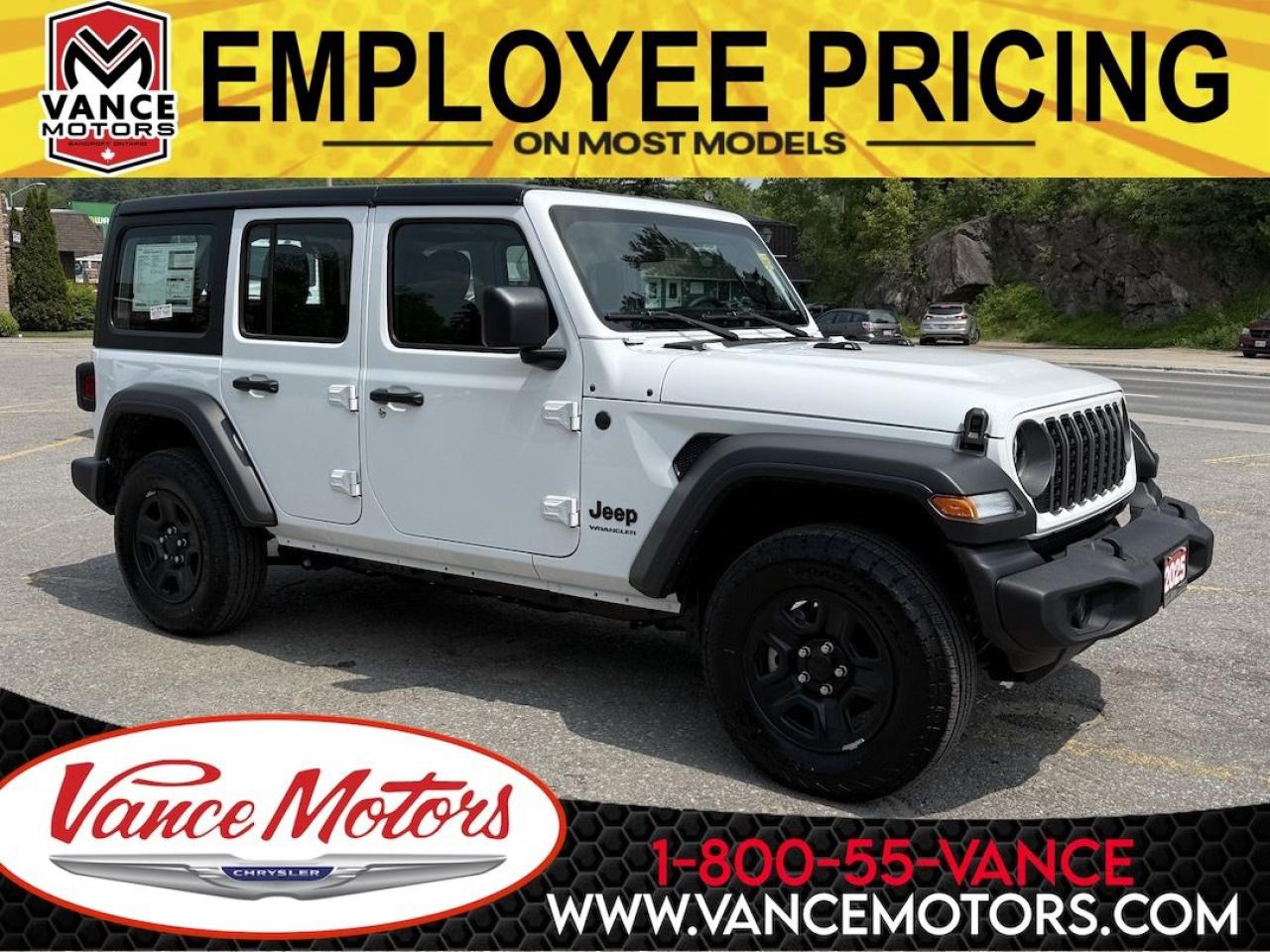 New 2025 Jeep Wrangler Sport 4 Door 4x4 for sale in Bancroft, ON