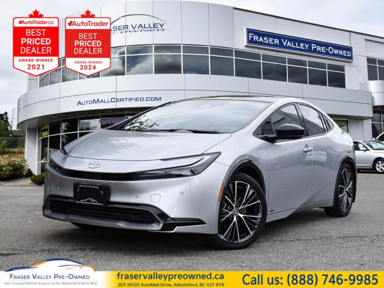 Used 2023 Toyota Prius Limited  - Sunroof -  Cooled Seats - $169.02 /Wk for sale in Abbotsford, BC