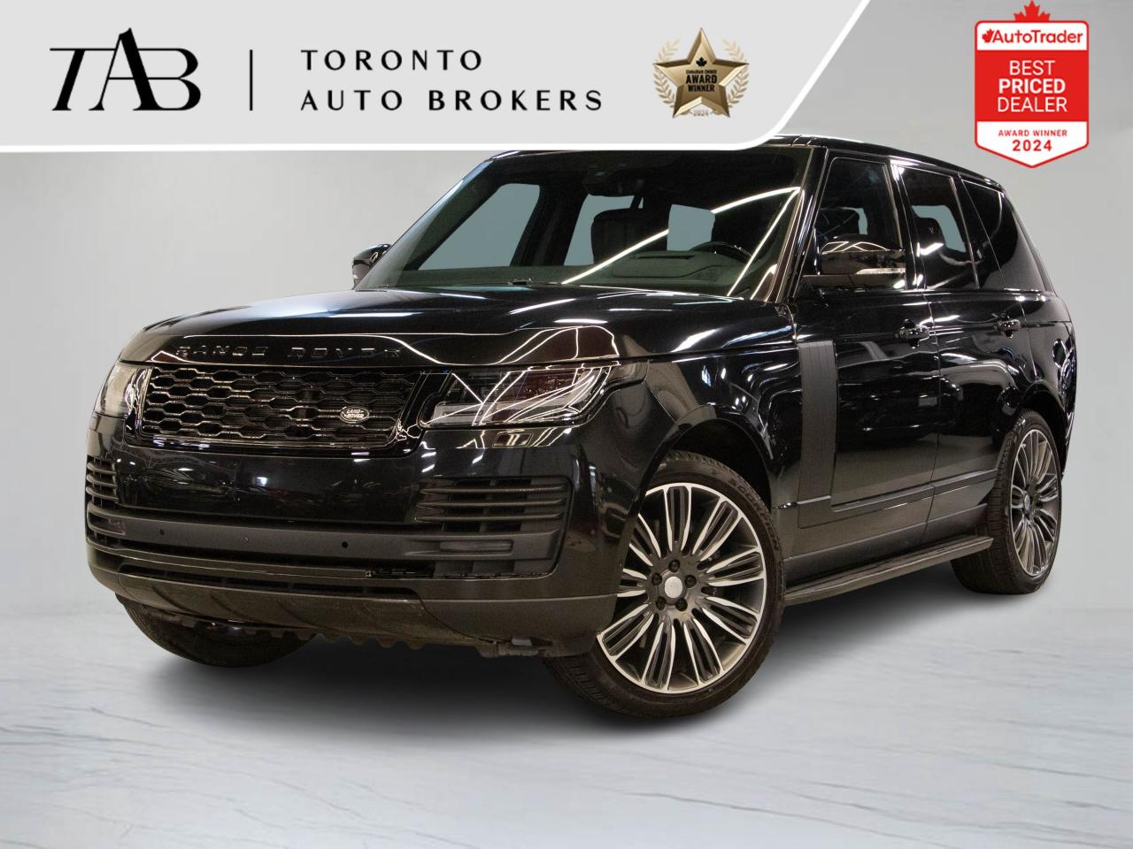 This commanding 2020 Land Rover Range Rover P525 Autobiography in Black delivers unmatched refinement, V8 power, and all-terrain capability in a single luxurious SUV. With just 36,178 km, this clean Carfax Canadian vehicle is loaded with elite amenities and designed to impress at every turn.

Key Features Include
518 hp Supercharged V8 Engine
Meridian Surround Sound with 28 Speakers
Head-Up Display & Surround View Camera
Semi-Aniline Leather with Heated/Cooled Front & Rear Seats
Adaptive Air Suspension with Terrain Response
Panoramic Moonroof
Navigation with Real-Time Traffic
Blind Spot Monitoring & Lane Keep Assist
Semi-Automatic Parking Assistance
Power Liftgate with Hands-Free Access

NOW OFFERING 3 MONTH DEFERRED FINANCING PAYMENTS ON APPROVED CREDIT. 

WE OFFER THE BEST FINANCE RATES, AND DONT CHARGE ANY FINANCING FEE 

Looking for a top-rated pre-owned luxury car dealership in the GTA? Look no further than Toronto Auto Brokers (TAB)! Were proud to have won multiple awards, including the 2024 AutoTrader Best Priced Dealer, the 2024 CarGurus Award, the 2025 Top Choice Award, the 2025 Consumer Satisfaction Award, the 2025 Canadian Choice Award, the 2025 Three Best Rated Dealer Award, and many more!

With 30 years of experience serving the Greater Toronto Area, TAB is a respected and trusted name in the pre-owned luxury car industry. Our 30,000 sq.Ft indoor showroom is home to a wide range of luxury vehicles from top brands like BMW, Mercedes-Benz, Audi, Porsche, Land Rover, Jaguar, Aston Martin, Bentley, Maserati, and more. And we dont just serve the GTA, were proud to offer our services to all cities in Canada, including Vancouver, Montreal, Calgary, Edmonton, Winnipeg, Saskatchewan, Halifax, and more.

At TAB, were committed to providing a no-pressure environment and honest work ethics. As a family-owned and operated business, we treat every customer like family and ensure that every interaction is a positive one. Come experience the TAB Lifestyle at its truest form, luxury car buying has never been more enjoyable and exciting!

We offer a variety of services to make your purchase experience as easy and stress-free as possible. From competitive and simple financing and leasing options to extended warranties, aftermarket services, and full history reports on every vehicle, we have everything you need to make an informed decision. We welcome every trade, even if youre just looking to sell your car without buying, and when it comes to financing or leasing, we offer same day approvals, with access to over 50 lenders, including all of the banks in Canada. Feel free to check out your own Equifax credit score without affecting your credit score, simply click on the Equifax tab above and see if you qualify.

So if youre looking for a luxury pre-owned car dealership in Toronto, look no further than TAB! We proudly serve the GTA, including Toronto, Etobicoke, Woodbridge, North York, York Region, Vaughan, Thornhill, Richmond Hill, Mississauga, Scarborough, Markham, Oshawa, Peteborough, Hamilton, Newmarket, Orangeville, Aurora, Brantford, Barrie, Kitchener, Niagara Falls, Oakville, Cambridge, Kitchener, Waterloo, Guelph, London, Windsor, Orillia, Pickering, Ajax, Whitby, Durham, Cobourg, Belleville, Kingston, Ottawa, Montreal, Vancouver, Winnipeg, Calgary, Edmonton, Regina, Halifax, and more.

Call us today or visit our website to learn more about our inventory and services. And remember, all prices exclude applicable taxes and licensing, and vehicles can be certified at an additional cost of $999.


Awards:
  * ALG Canada Residual Value Awards