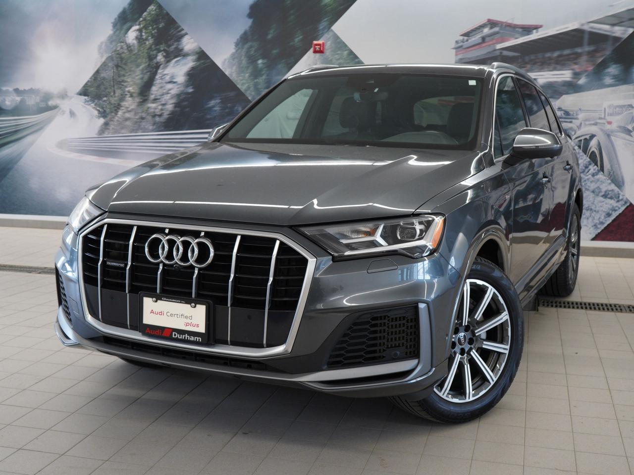 Used 2021 Audi Q7 3.0T Progressiv + 7 Passenger | CarPlay | Hitch for sale in Whitby, ON