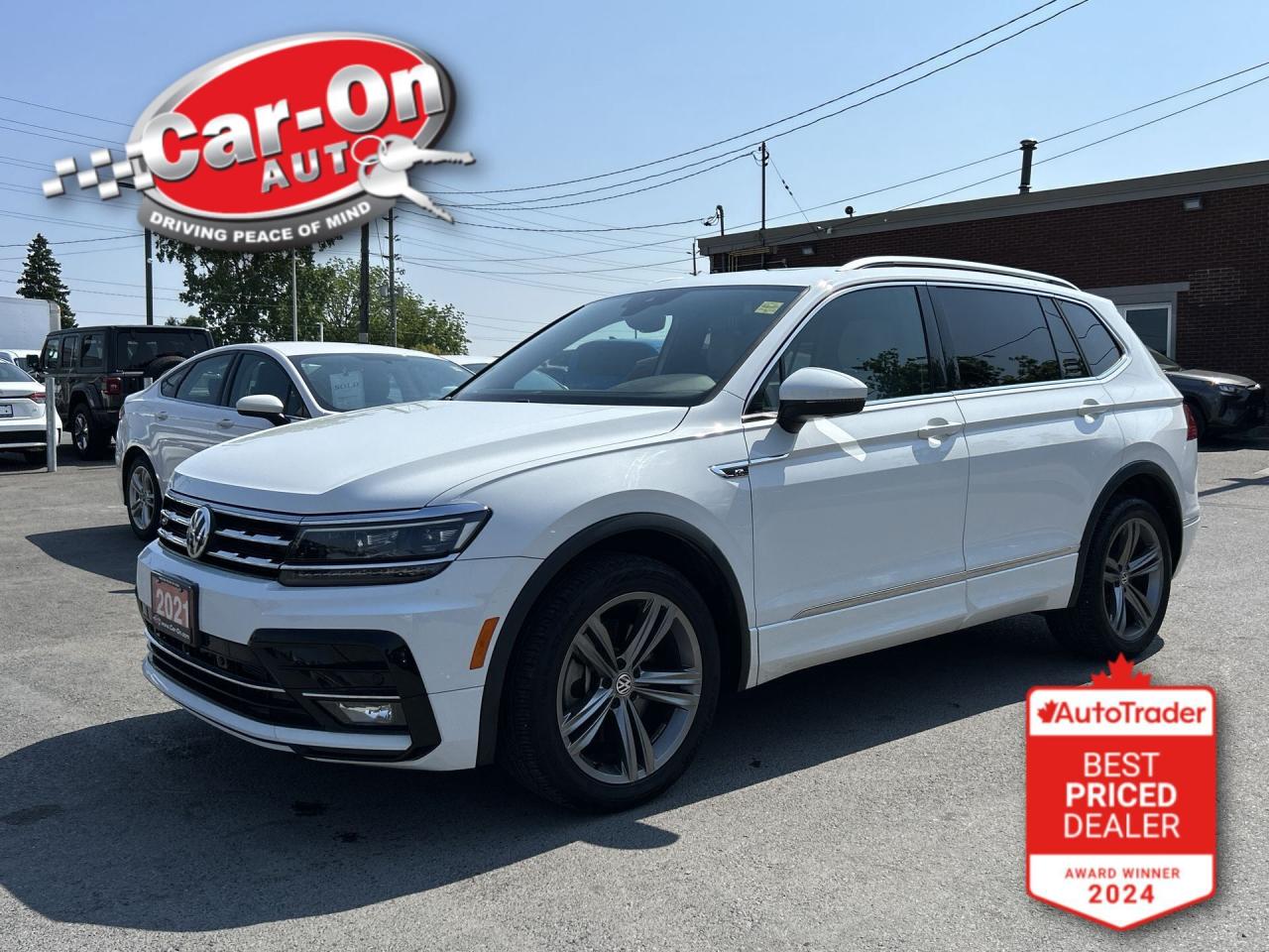 Used 2021 Volkswagen Tiguan HIGHLINE R-LINE AWD |LOW KMS | LEATHER|PANO ROOF for sale in Ottawa, ON