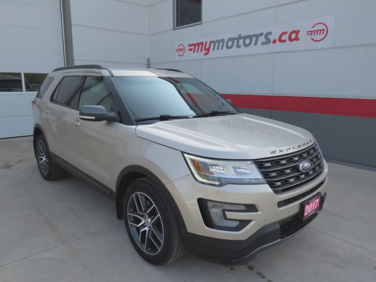 Used 2017 Ford Explorer XLT (**LOW KM!!**CLEAN TITLE/NO ACCIDENTS!!**SAFETY/CERTIFIED!!**4WD**REMOTE START**NAVIGATION**ALLOY RIMS**DUAL CLIMATE CONTROL**REVERSE CAMERA**LEATHER TRIM**PUSH BUTTON START**POWER SEATS**HEATED SEATS**DIGITAL TOUCHSCREEN**HEATED SEATS**BLUETOOTH**CRU for sale in Tillsonburg, ON