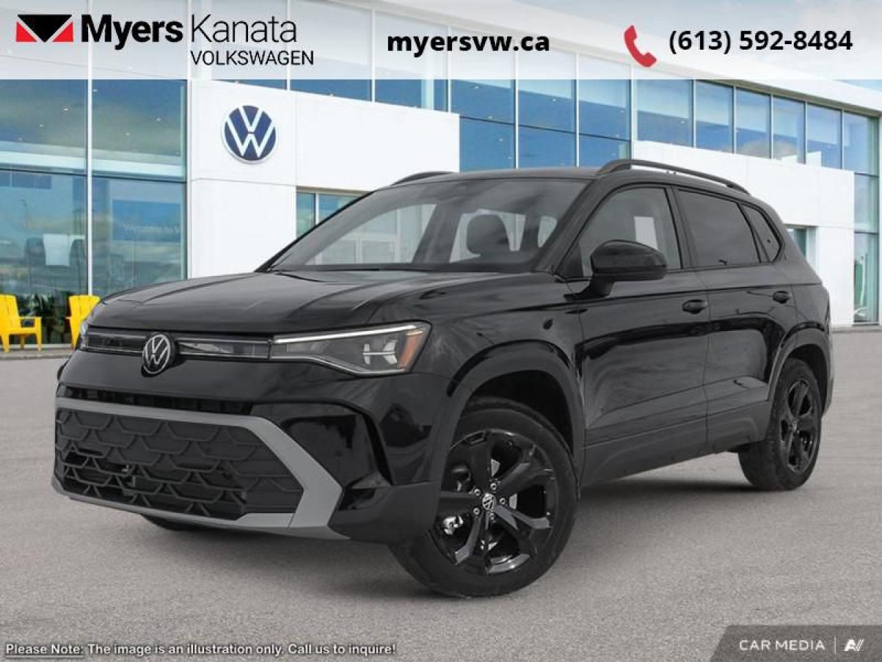 New 2025 Volkswagen Taos Comfortline Black Edition for sale in Kanata, ON
